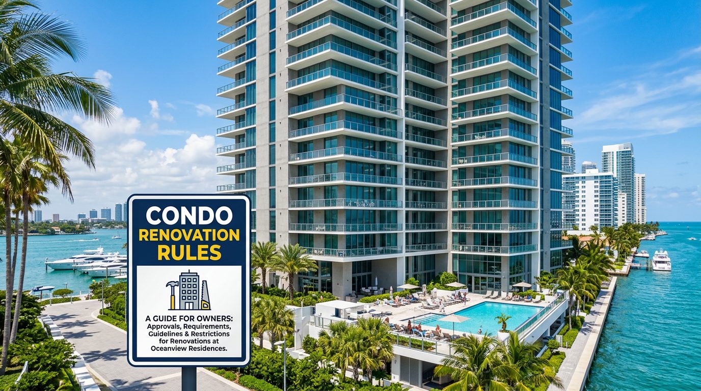South Florida condo high-rise building exterior