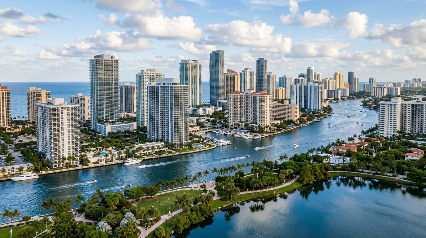 Aventura, FL skyline