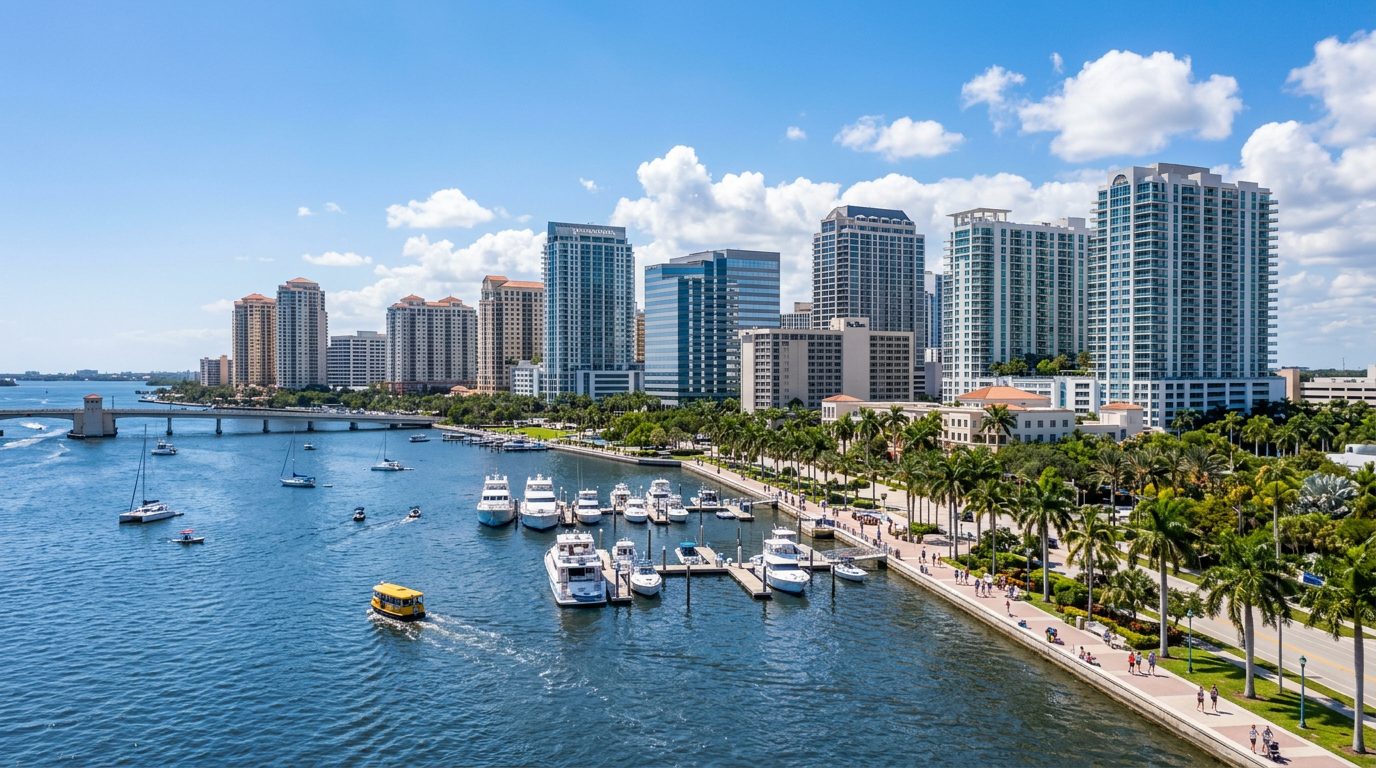 West Palm Beach, FL skyline
