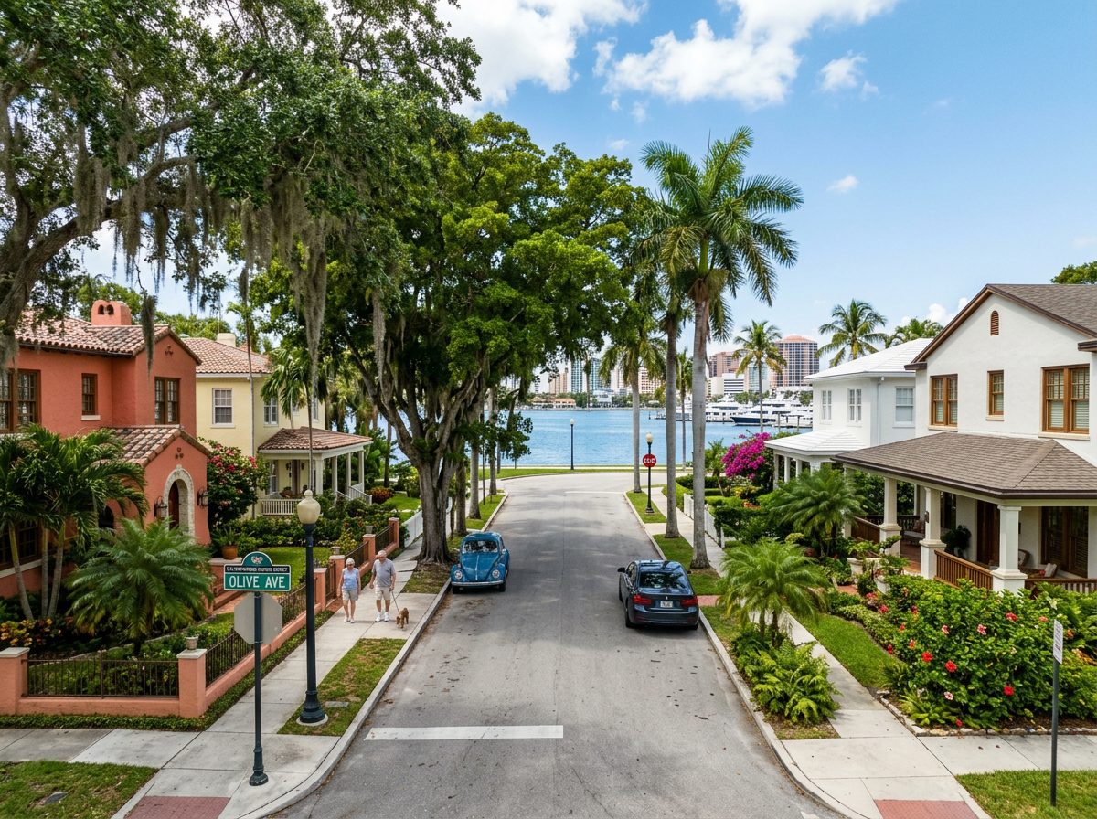 West Palm Beach, FL streetscape