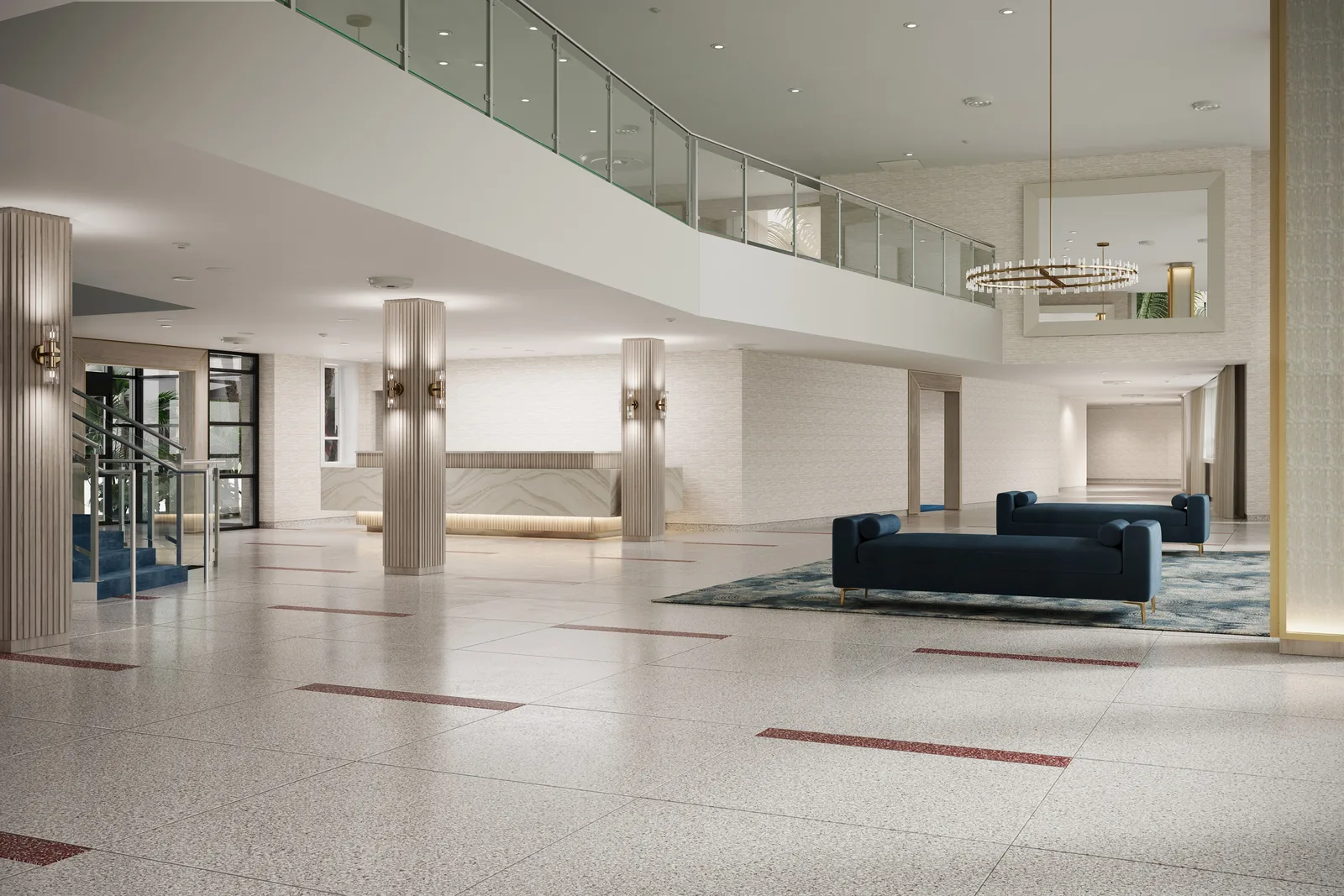 Palm Beach Towers Lobby Renovation, Palm Beach, FL — view 1