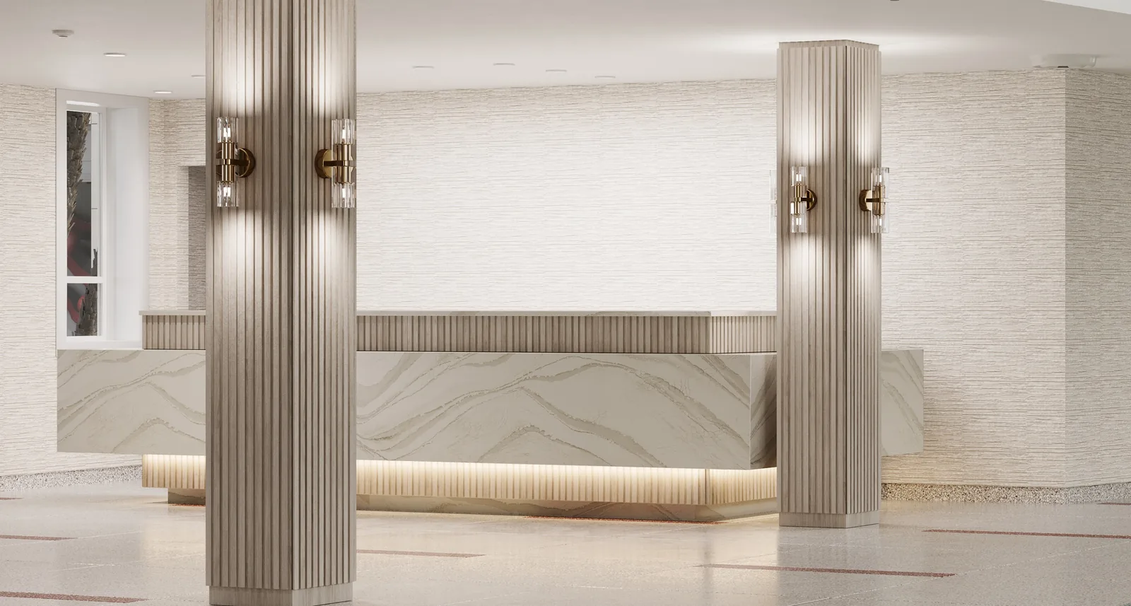 Palm Beach Towers Lobby Renovation, Palm Beach, FL — view 2